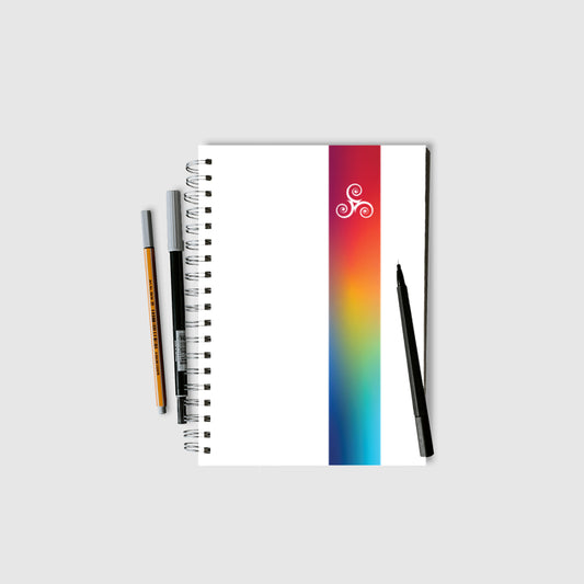 Home & Living Notepad A5 Rainbow