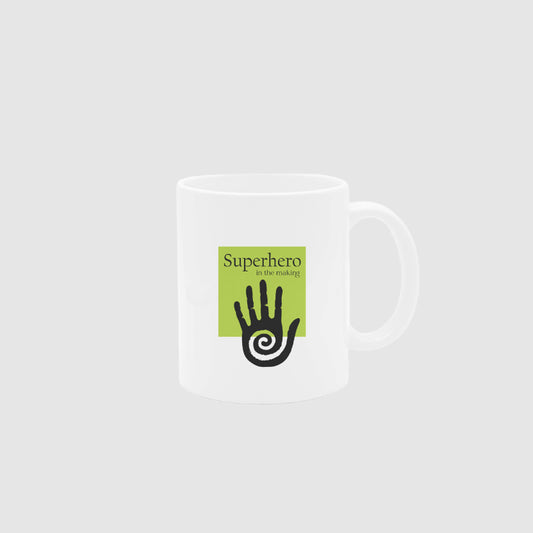 Kaizzen Coffee Mug White Superhero